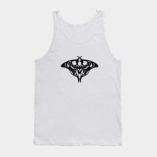 New Ellie's Moth Real Tattoo (Black) Tank Top